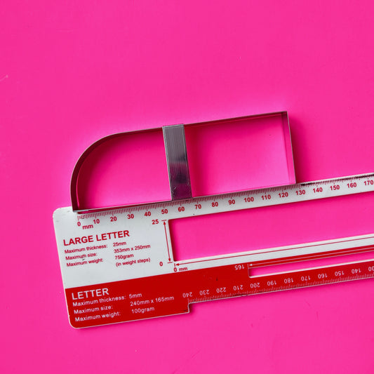 Metal slim arch cookie cut