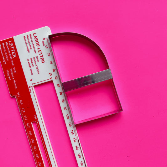 Metal side arch large cookie cut