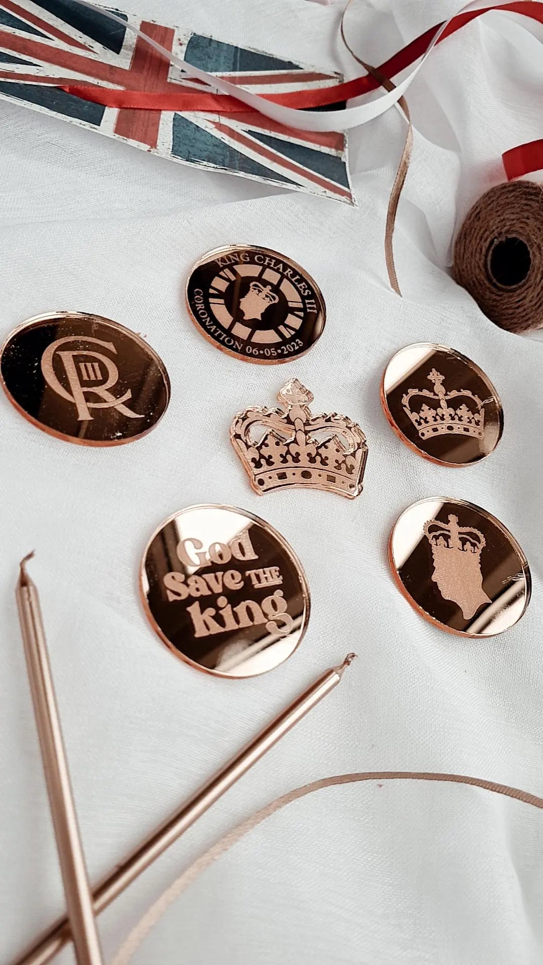 The King’s Coronation Cupcake Discs