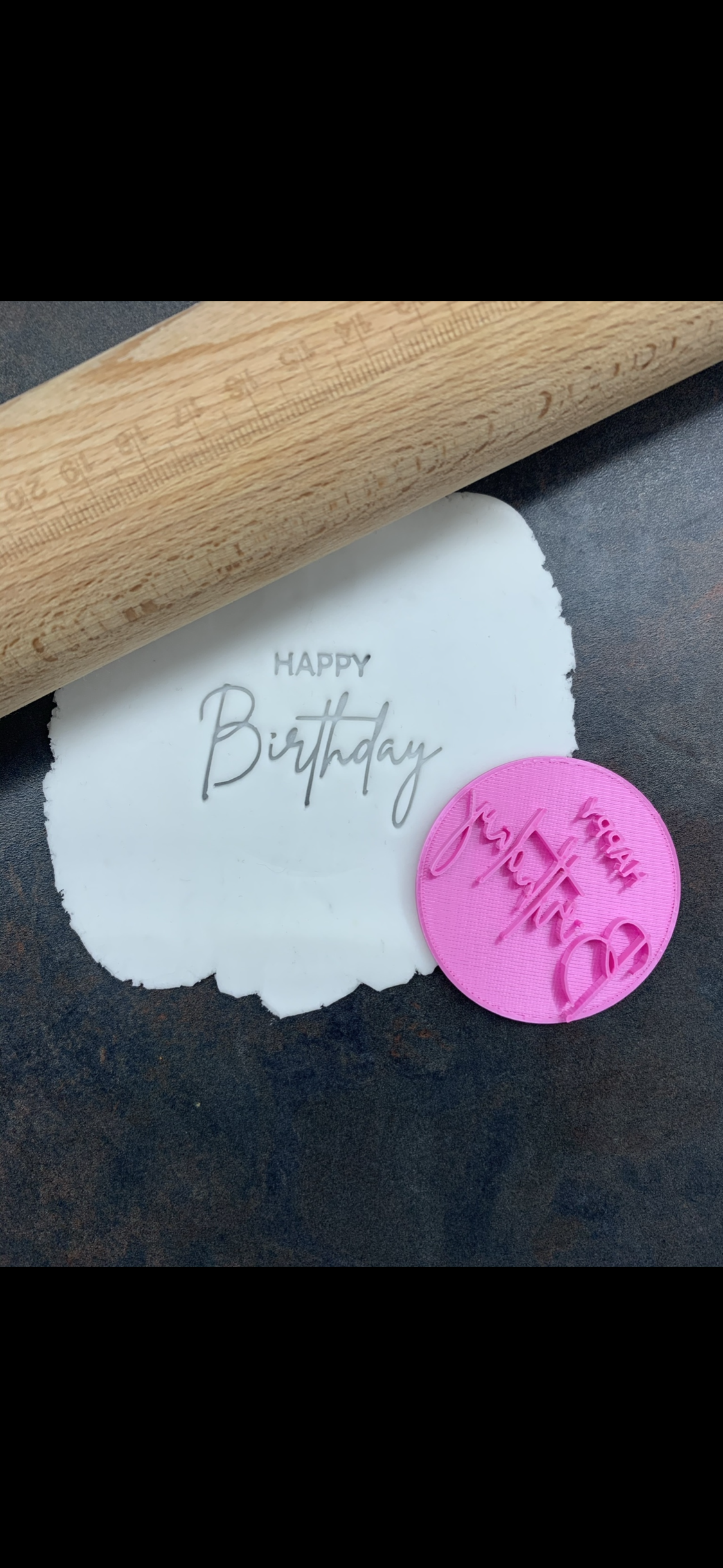 Happy Birthday Cookie Stamp