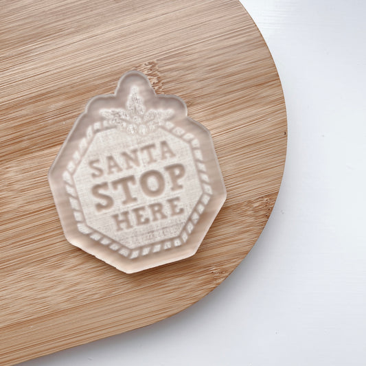 Santa Stop here Embosser