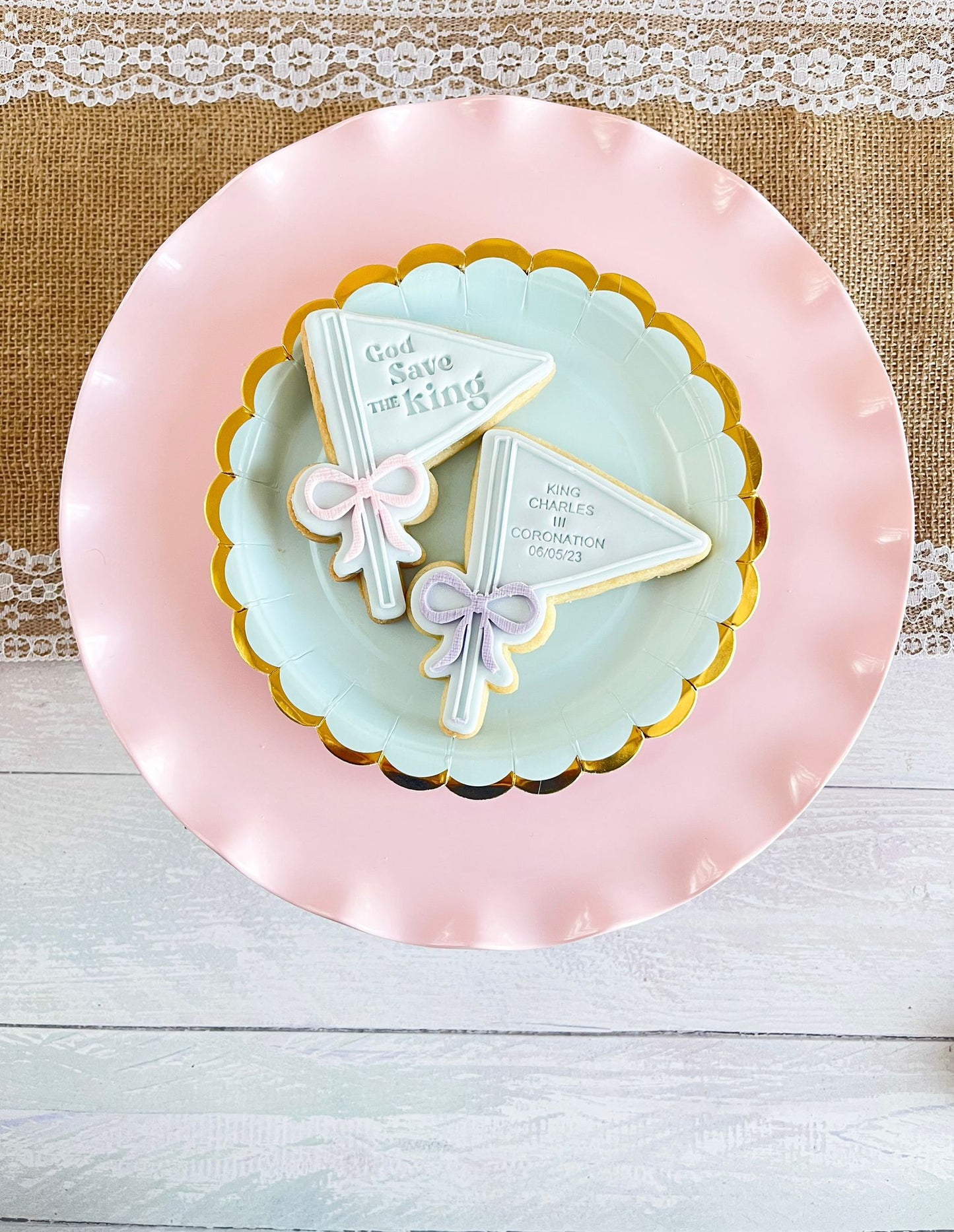 The King’s Coronation acrylic stamps