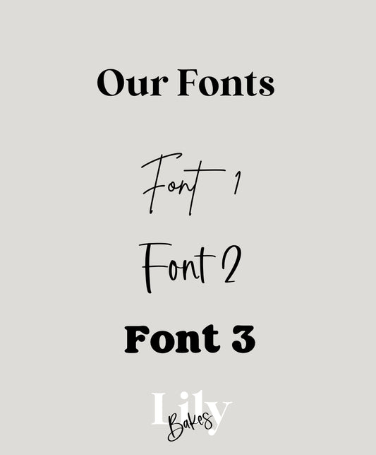 Personalise acrylic Disc 3cm