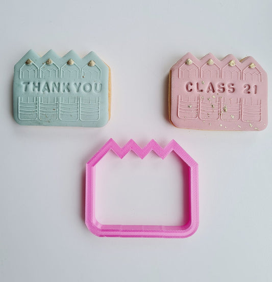 Pencils Cookie Cutter