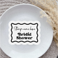 Bridal Shower Wavy Border embosser and matching cutter