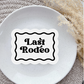 Last Rodeo Wavy Border embosser and matching cutter