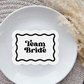 Team Bride Wavy Border embosser and matching cutter