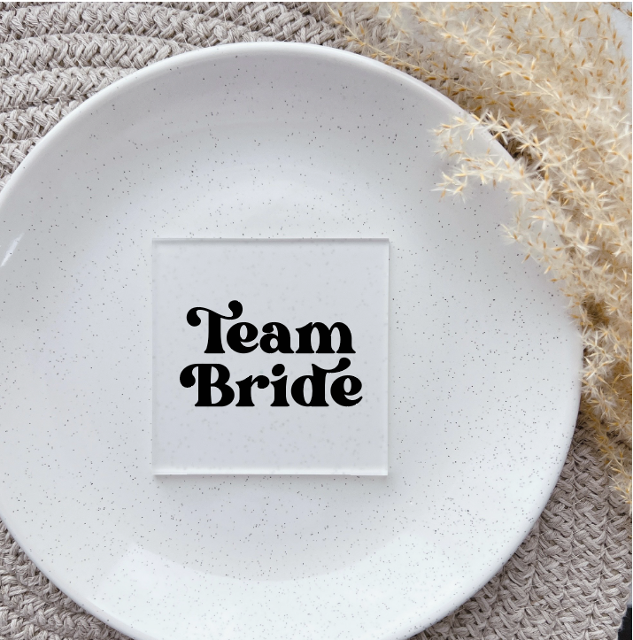 Team Bride embosser