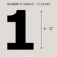 Number Acrylic Cake Stencil
