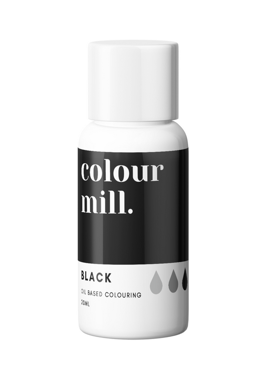 Oil Based Colouring 20ml Black