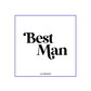 Best Man Retro Embosser