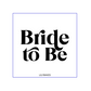Bride to Be Retro Embosser