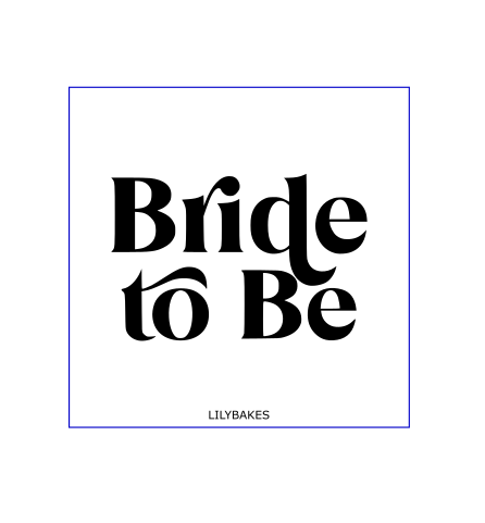 Bride to Be Retro Embosser