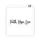Faith, Hope, Love Embosser