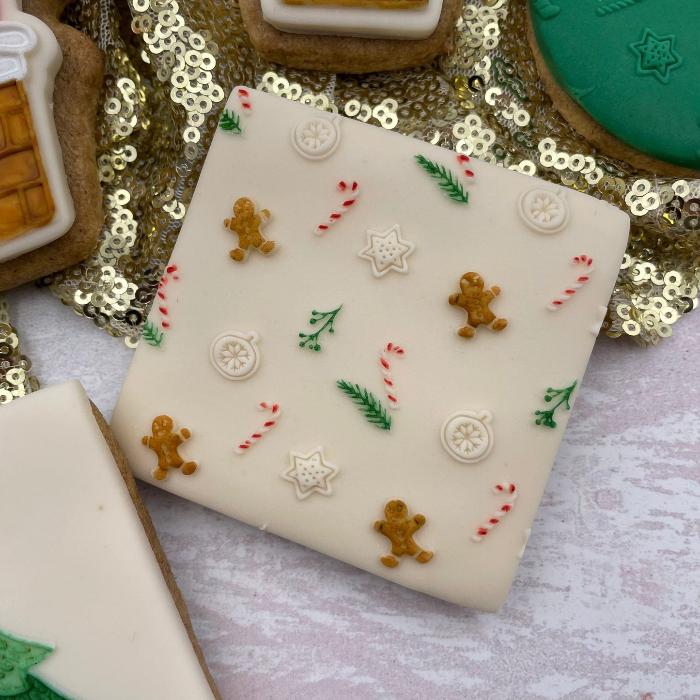 Gingerbread Pattern Embosser