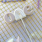 One rainbow Cake topper