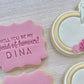 Will You Be My Maid of Honour CooKie Stamp