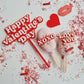 Happy Valentine’s Day cake topper