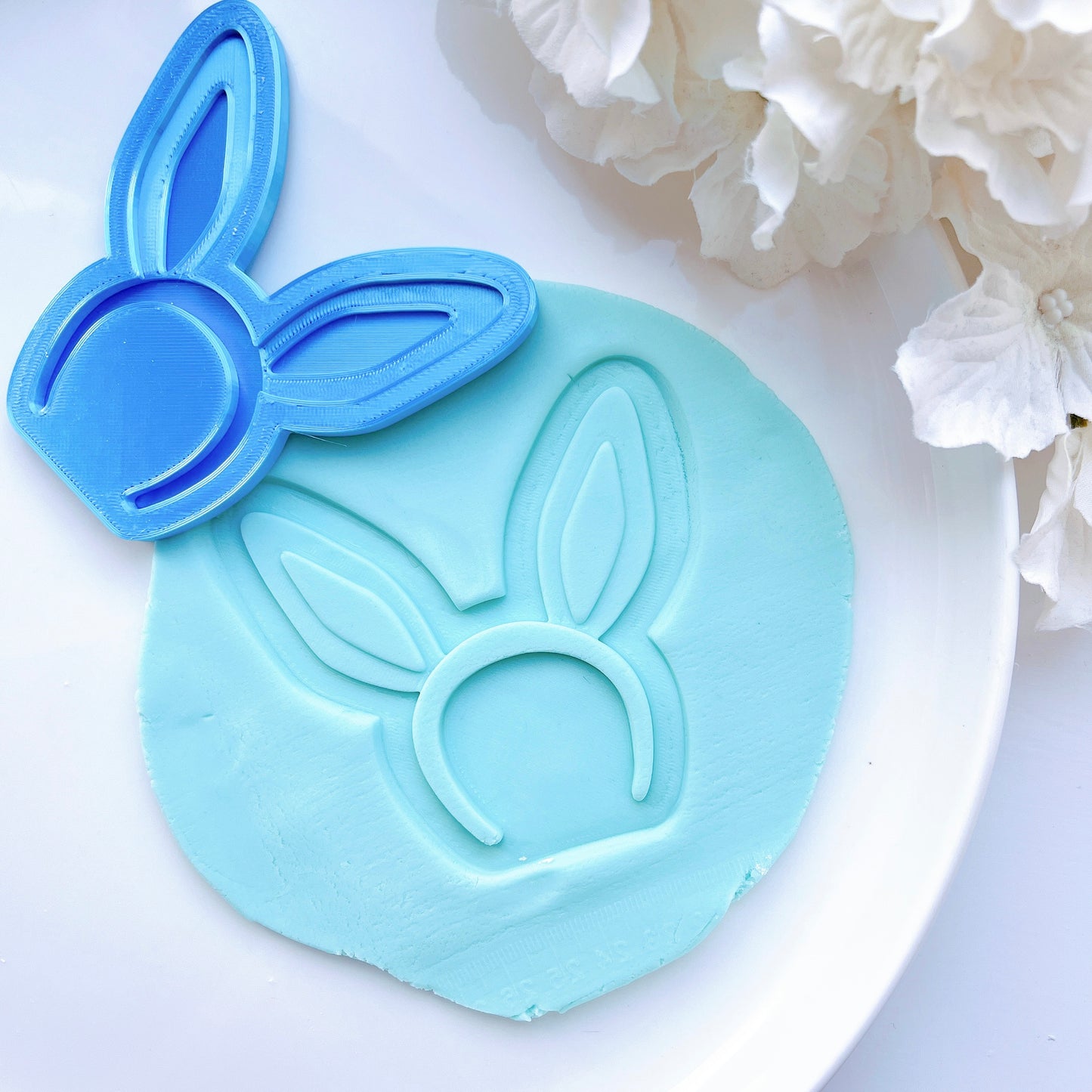 Bunny headband Embosser and matching cutter