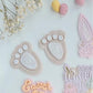 Bunny feet ( 2 embossers )