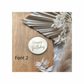 5cm Happy Birthday mirror acrylic disc