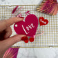 Skinny Love Heart Gift Tag