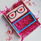Love glasses embosser