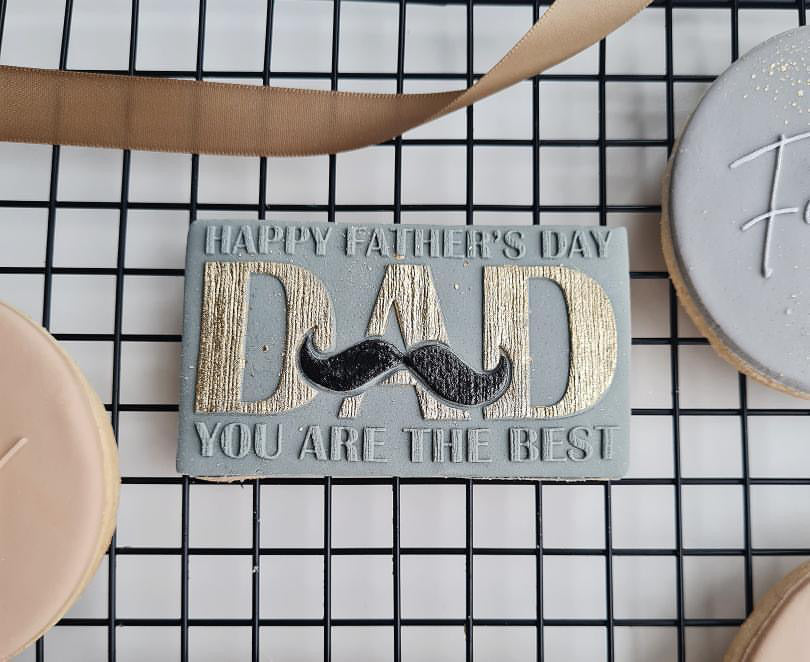 Moustache Dad Embosser