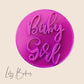 Baby Girl Cookie Stamp