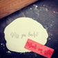Miss You Loads Cookie Stamp