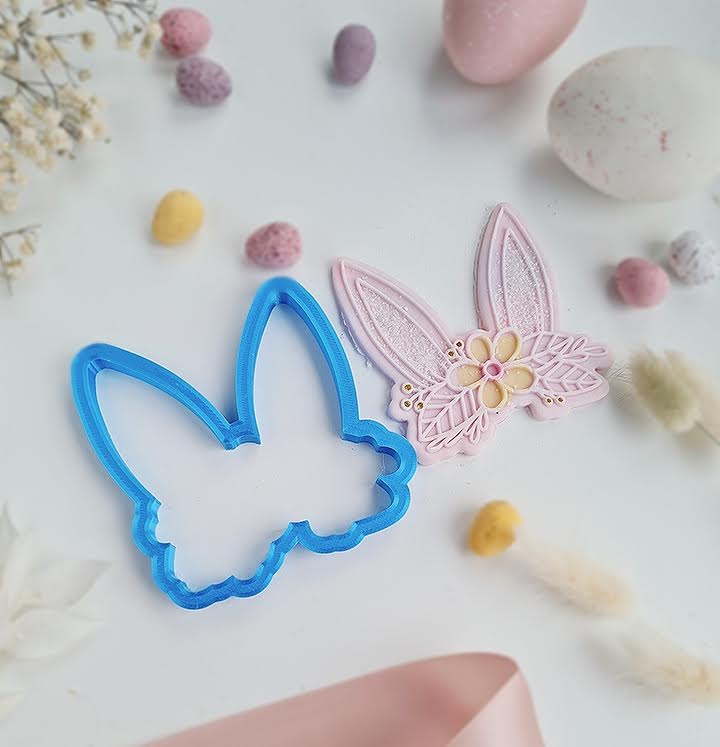 Bunny Floral Ears embosser