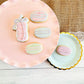 Macaroon Embosser and matching cutter