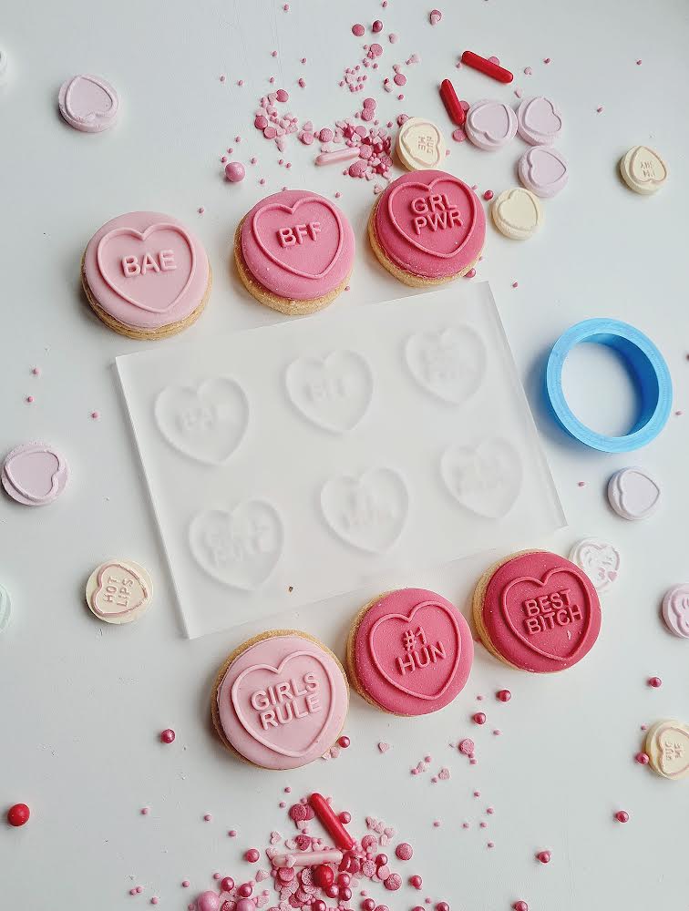 Love Hearts Galentine embosser