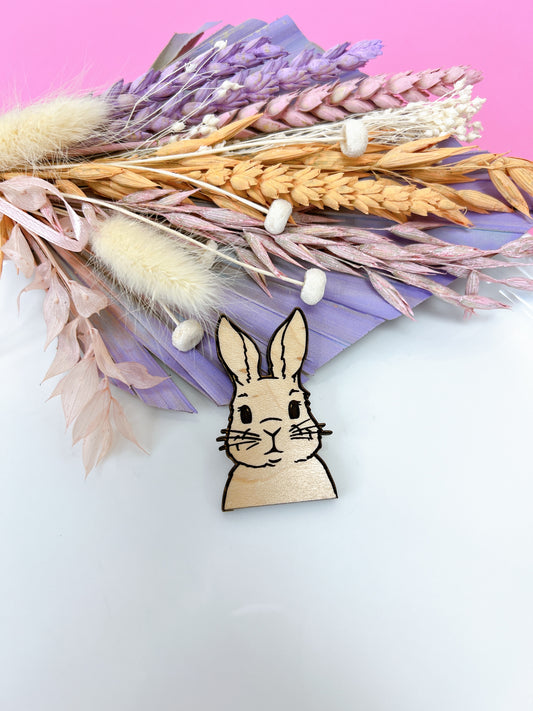 Bunny cupcake topper