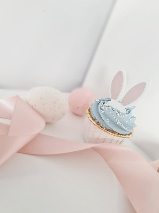 Cupcake bunny ears