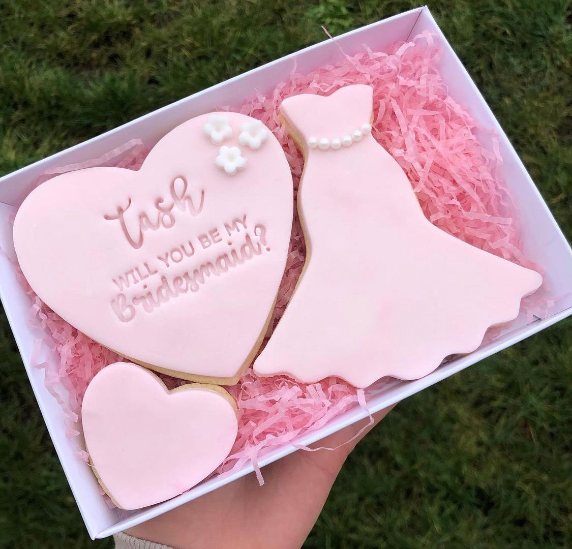 Will You Be My Bridesmaid Cookie Stamp