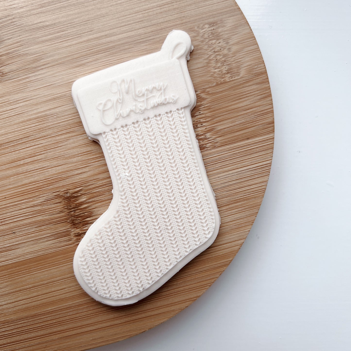 Knitted Santa Stocking Embosser