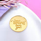 5cm Easter mirror acrylic disc