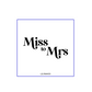 Miss to Mrs Retro Embosser