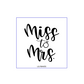 Miss to Mrs Ring Embosser