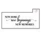 New Home New Beginnings New Memories Embosser