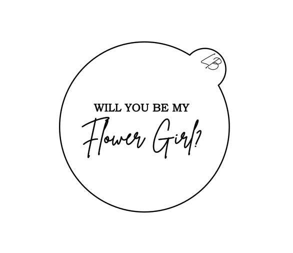 Will you be my Flower Girl Embosser